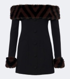 Retrofête Elspeth off-shoulder minidress