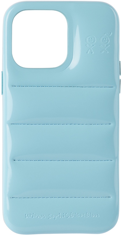 Photo: Urban Sophistication Blue 'The Puffer' iPhone 14 Pro Max Case