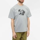 Polar Skate Co. Men's Newspaper T-Shirt in Heather Grey