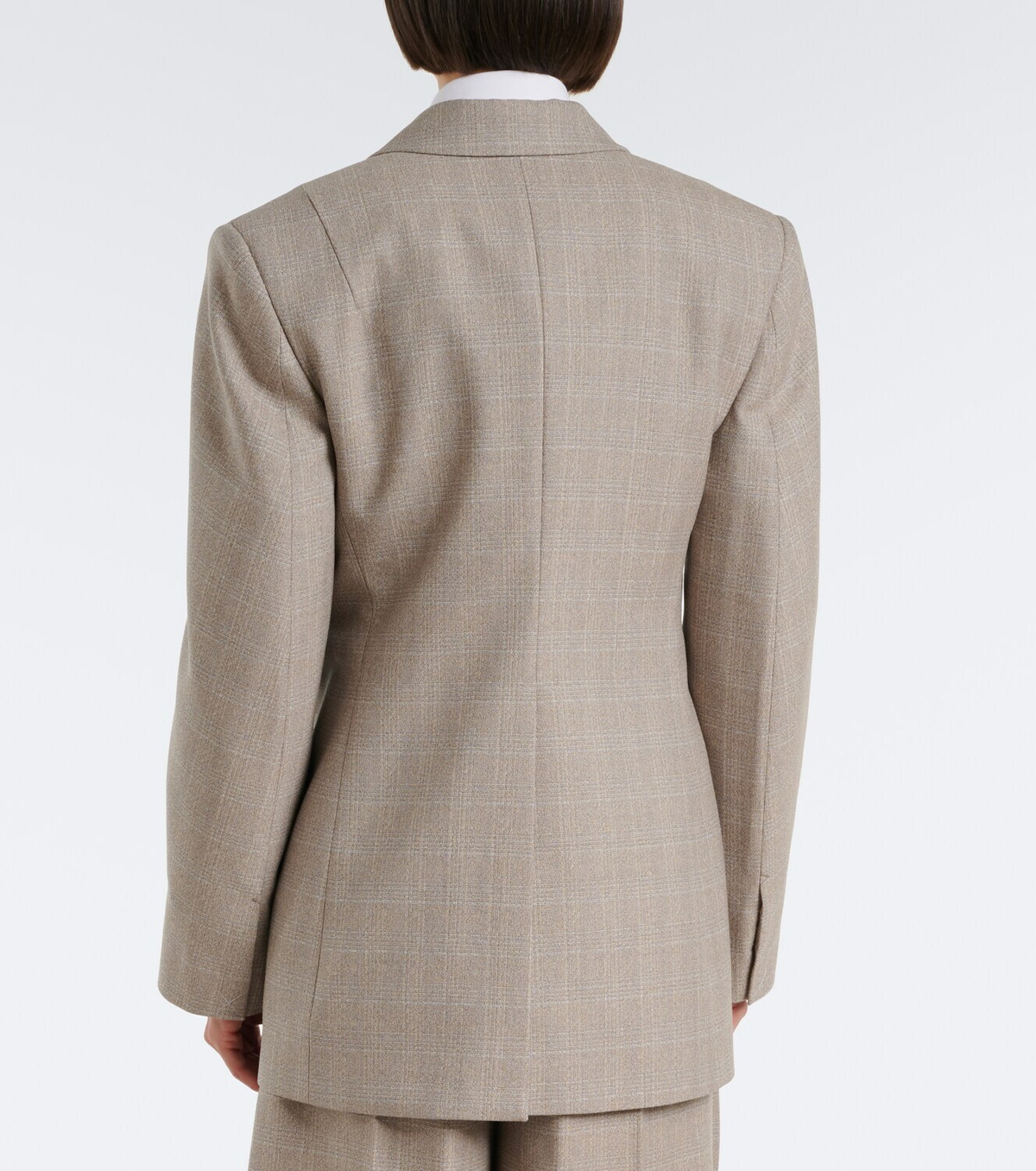 Bottega Veneta Checked double-breasted wool blazer