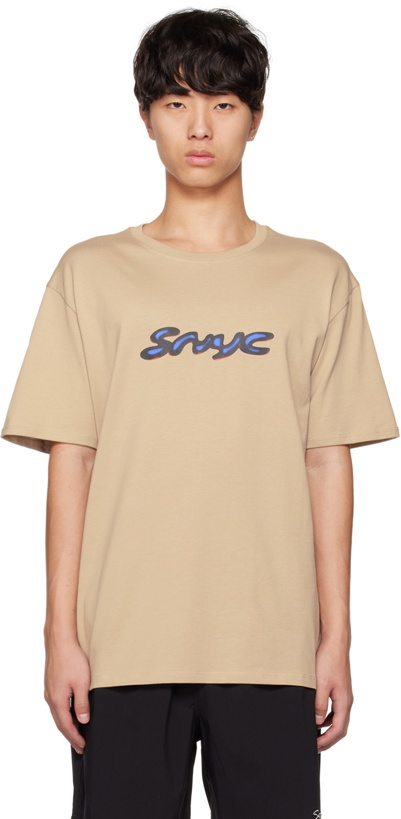 Photo: Saturdays NYC Khaki 3D 'SNYC' T-Shirt