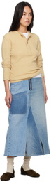 Carter Young Yellow Two-Botton Long Sleeve T-Shirt