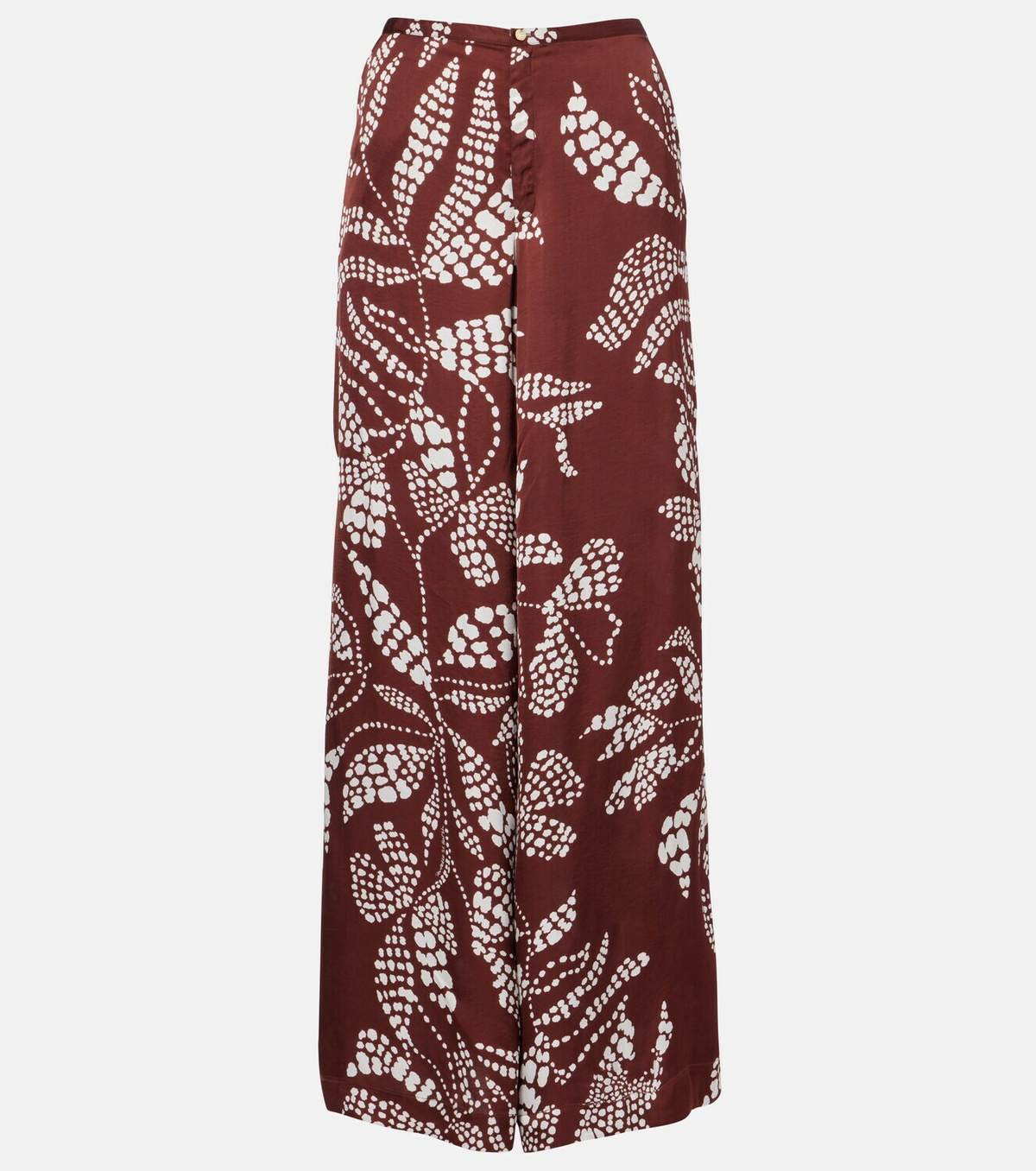 Poupette St Barth Clea high-rise printed wide-leg pants