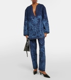 Alanui Jungle printed high-rise jeans