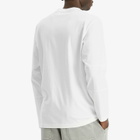 Lady Co. Men's Tripanel Long Sleeve T-Shirt in White