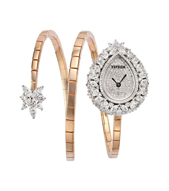 Photo: Yeprem Y-Momento 18kt gold (750/1000) watch with diamonds