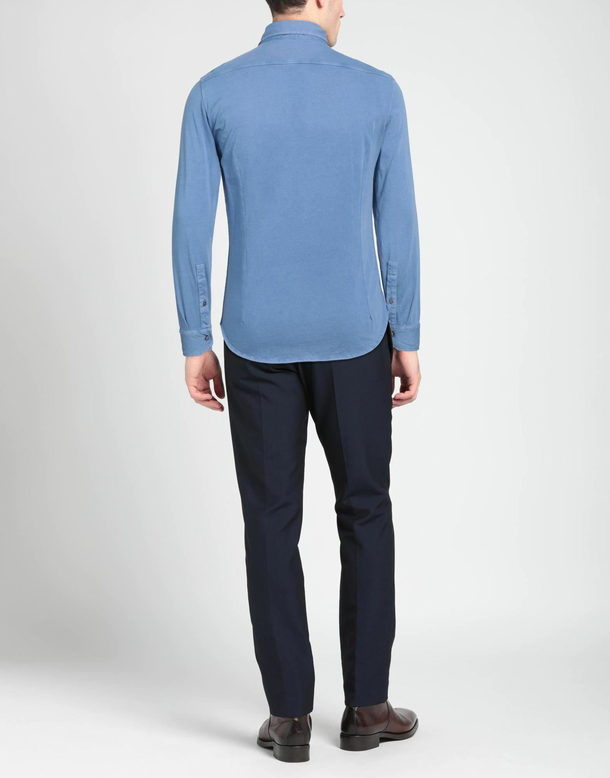 Drumohr Mens Shirt Light in Blue