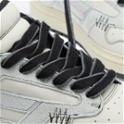 Represent Men's Reptor Leather Sneakers in Vintage White/Black