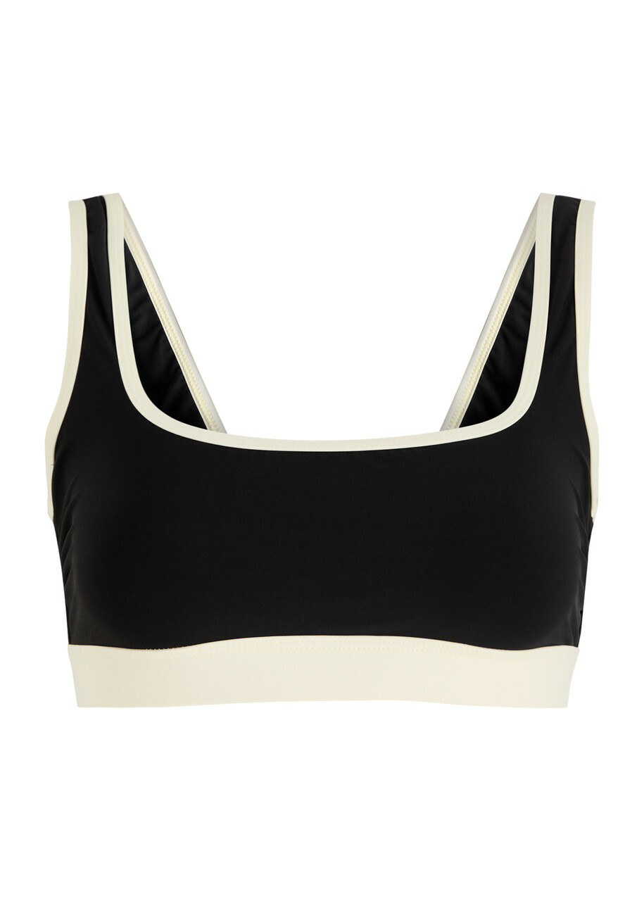 Bondi Born Hayden Bikini top Black And White