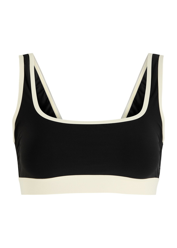 Photo: Bondi Born Hayden Bikini top Black And White