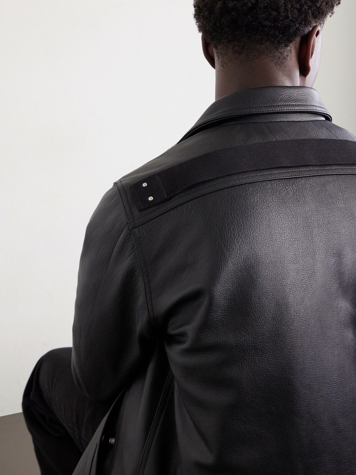 Rick Owens - Brad Leather Jacket - Black
