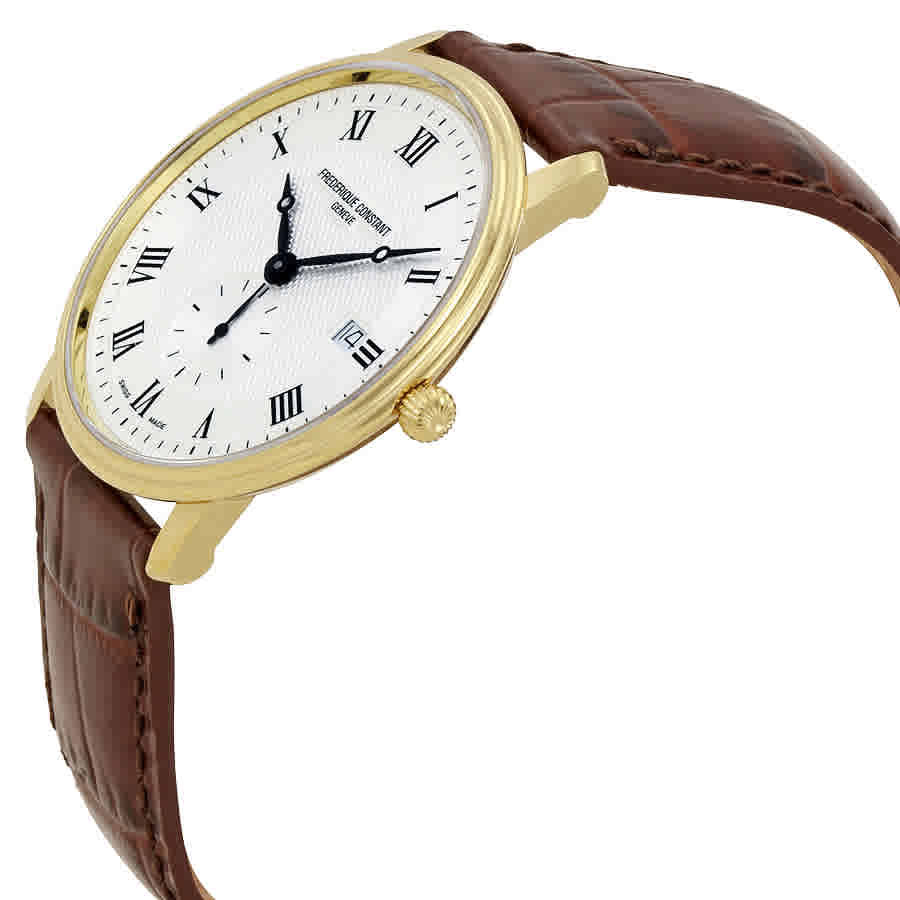 Frederique Constant Classics Slim Line Silver Dial Mens Watch 245M5S5