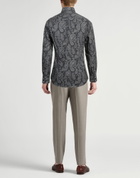 Brunello Cucinelli Mens Shirt Slate in Blue