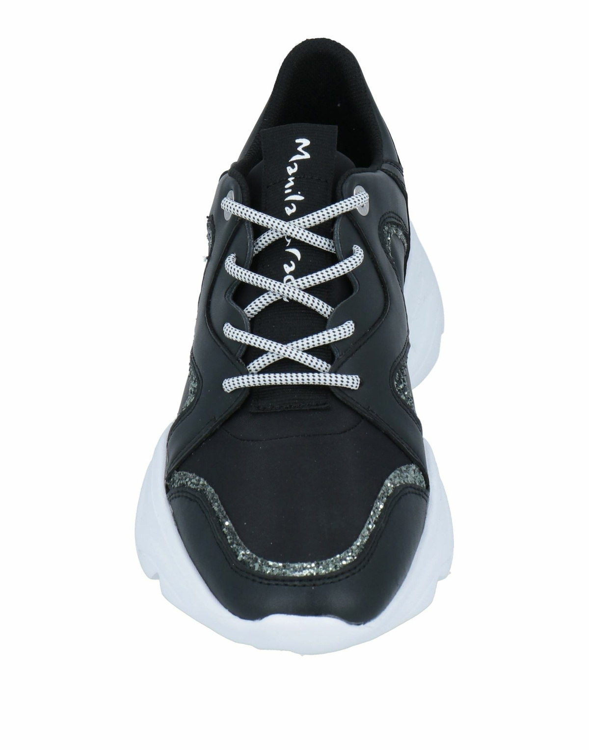 Manila Grace Womens Sneakers in Black