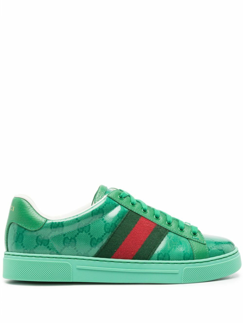GUCCI - Ace Gg Crystal Sneakers