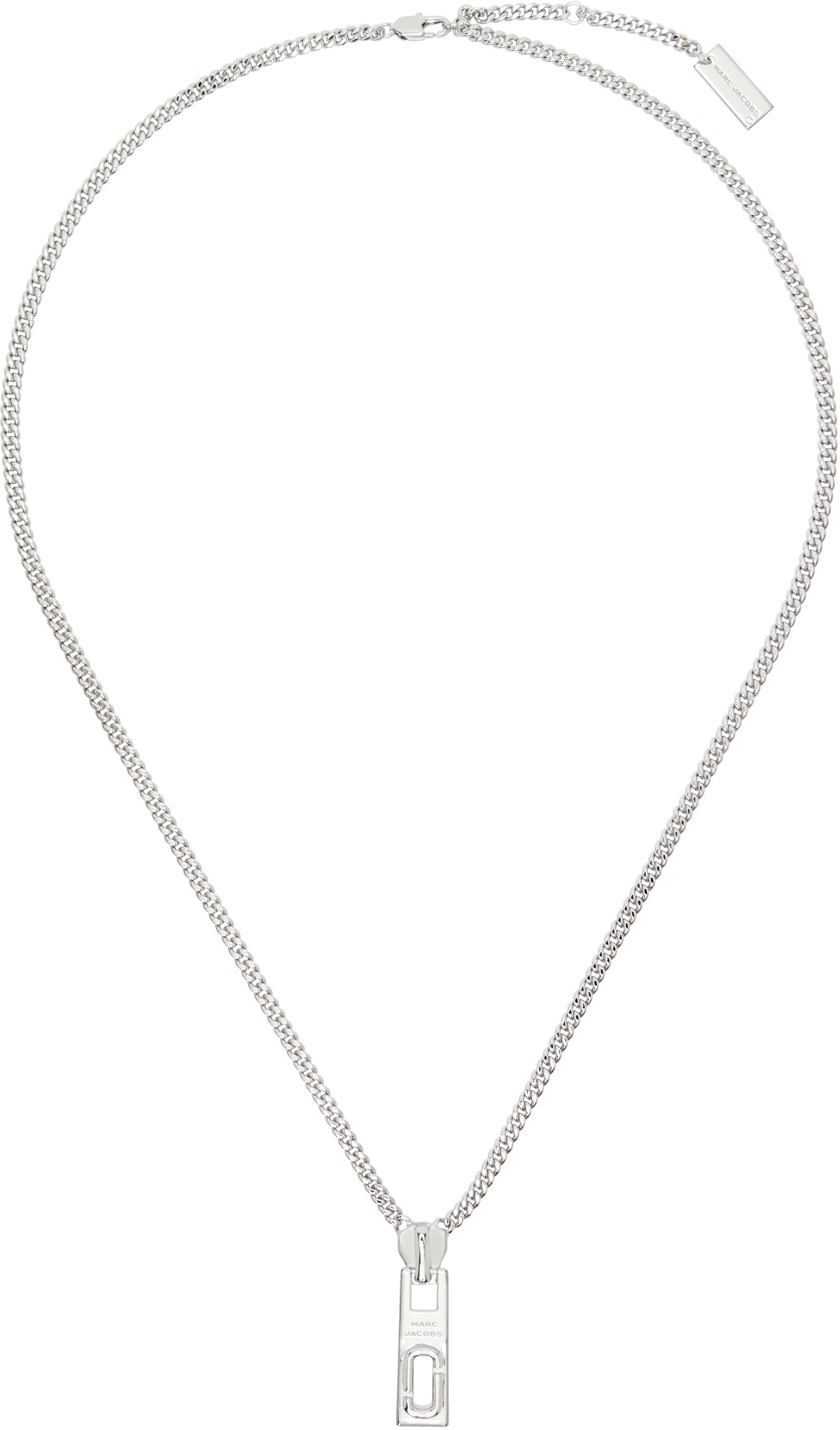 Marc Jacobs Silver J Marc Zipper Necklace Marc Jacobs