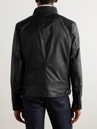 Belstaff - Racemaster Logo-Appliquéd Waxed-Cotton Jacket - Blue