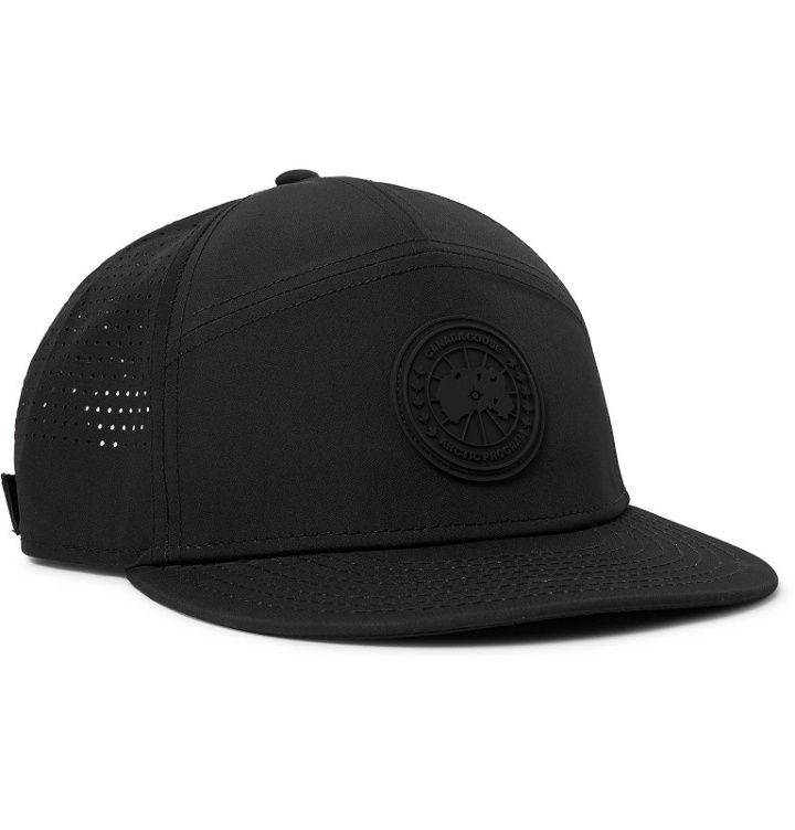 Photo: Canada Goose - Logo-Appliquéd Perforated Shell Baseball Cap - Black