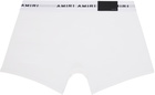 AMIRI Two-Pack White Logo Patch Boxer Briefs