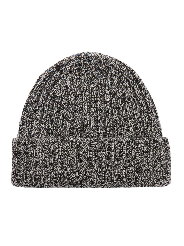 Photo: Mr P. - Ribbed Wool and Cashmere-Blend Beanie