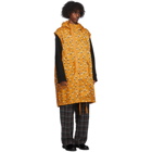 Undercover Orange Printed Rain Coat