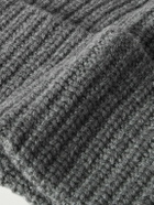 Brunello Cucinelli - Ribbed Cashmere Beanie - Gray