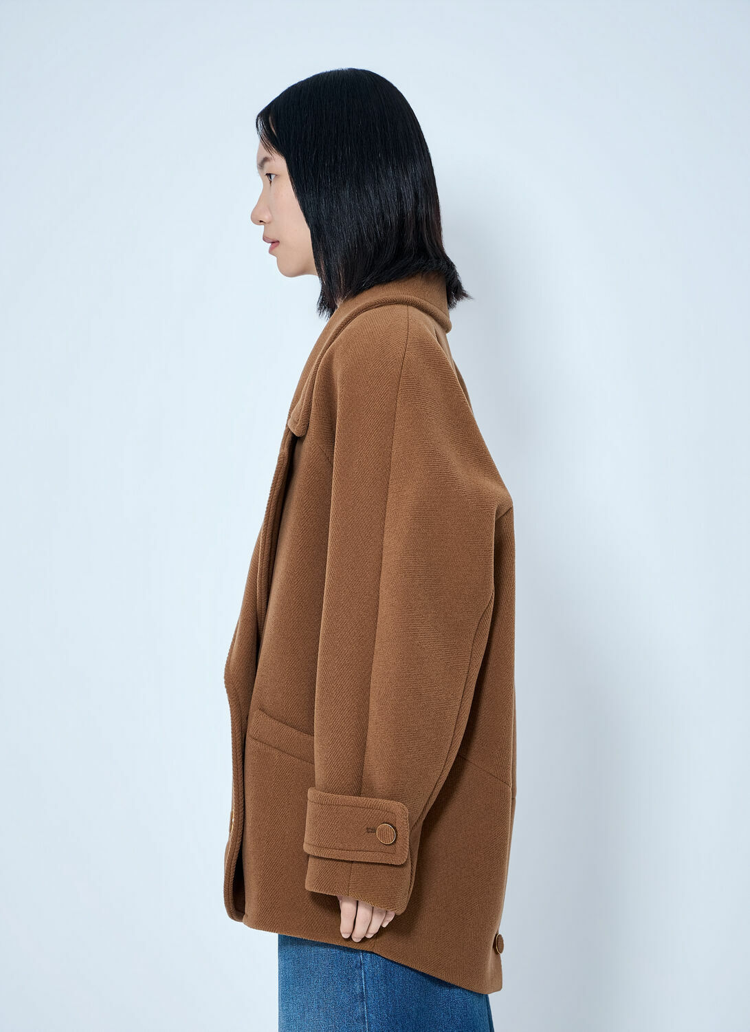Chloé Double-Breasted Short Coat