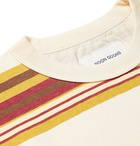 Noon Goons - Striped Cotton-Jersey T-Shirt - Men - Beige