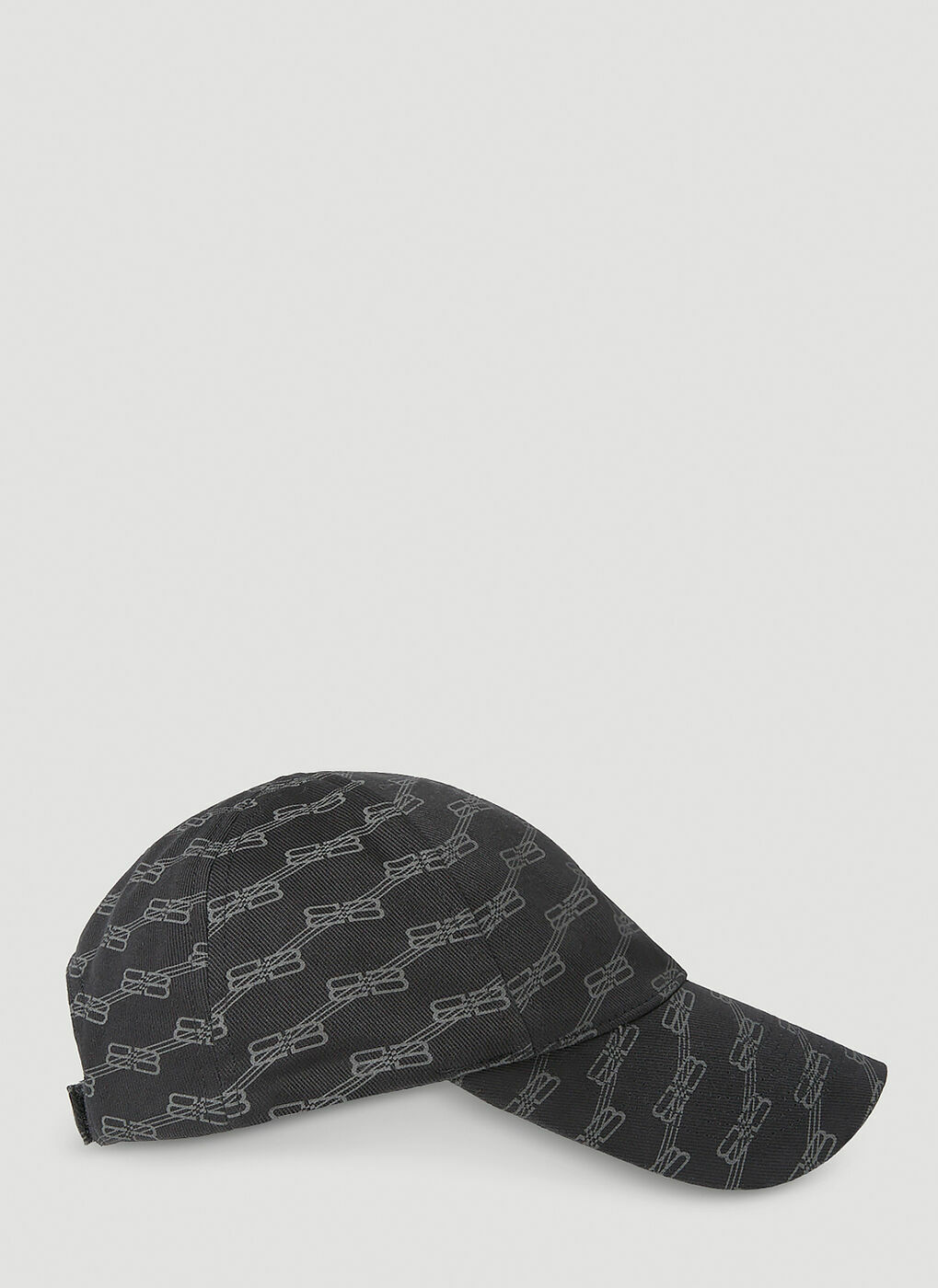 【ガルダ】 BALENCIAGAバレンシアガBB MONOGRAM CAP Balenciaga - BB Monogram Baseball Cap in Black Balenciaga