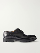 Mr P. - Leather Brogues - Black