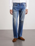 TOM FORD - Straight-Leg Selvedge Jeans - Blue