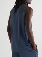 Outdoor Voices - Dribble Two-Tone Recycled-Mesh Tank Top - Blue