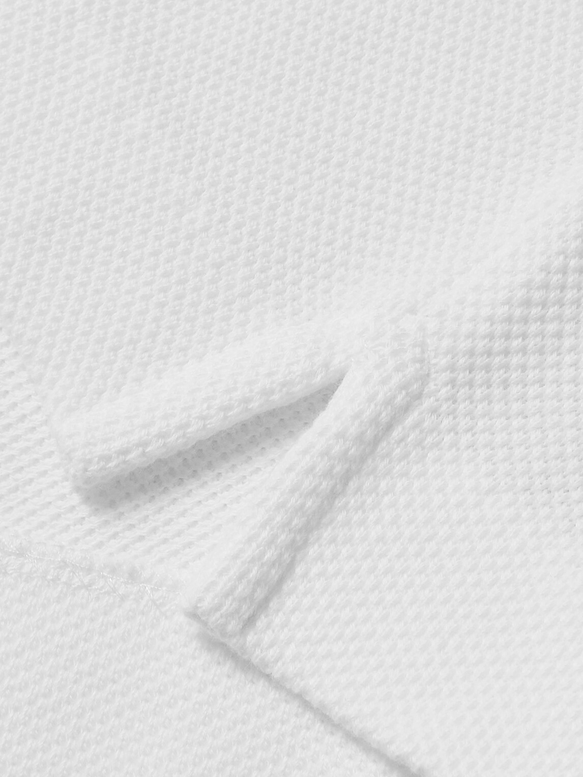 Mr P. - Clubhouse Cotton-Piqué Polo Shirt - White