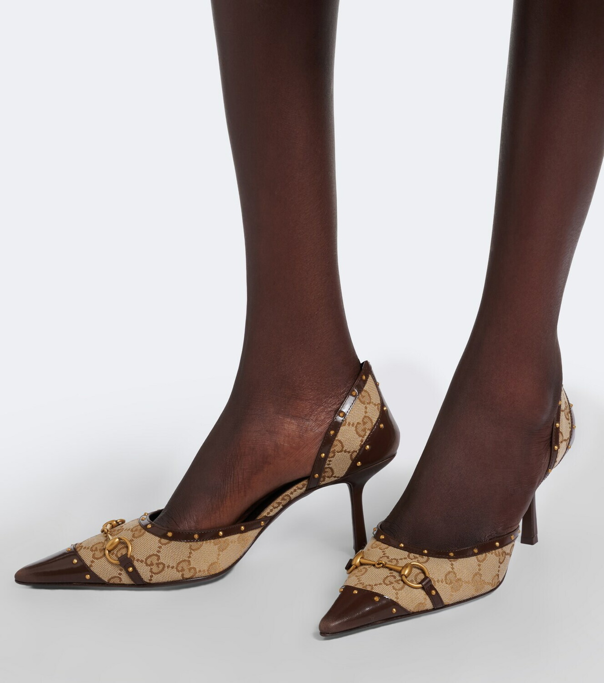 Gucci Savoy GG canvas pumps
