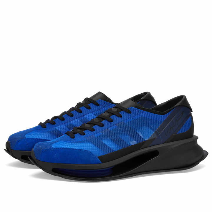 Photo: END. x Y-3 Men's S-Gendo Run "Cobalt" in Blue/Black/Ink