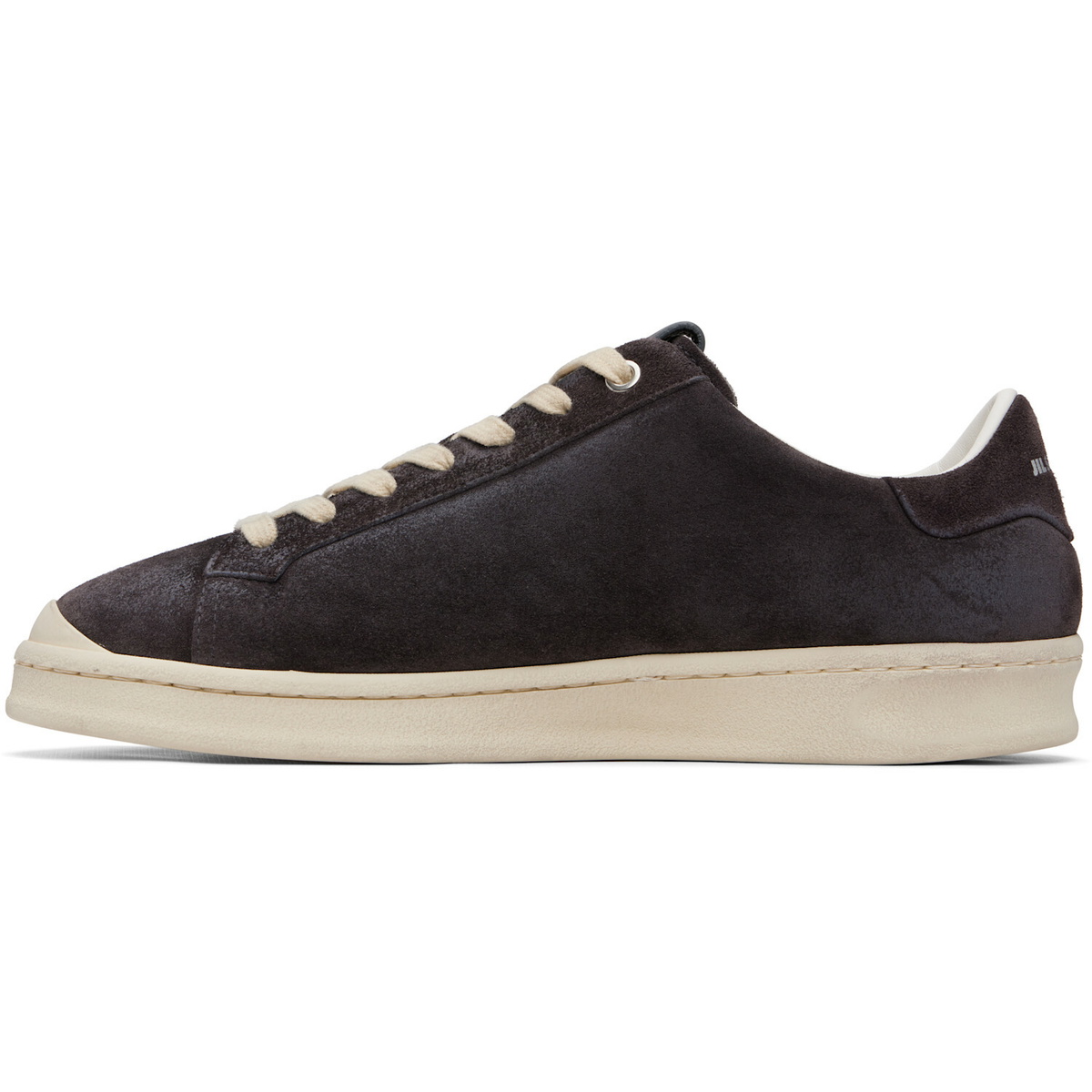 Jil Sander Gray Calfskin Sneakers
