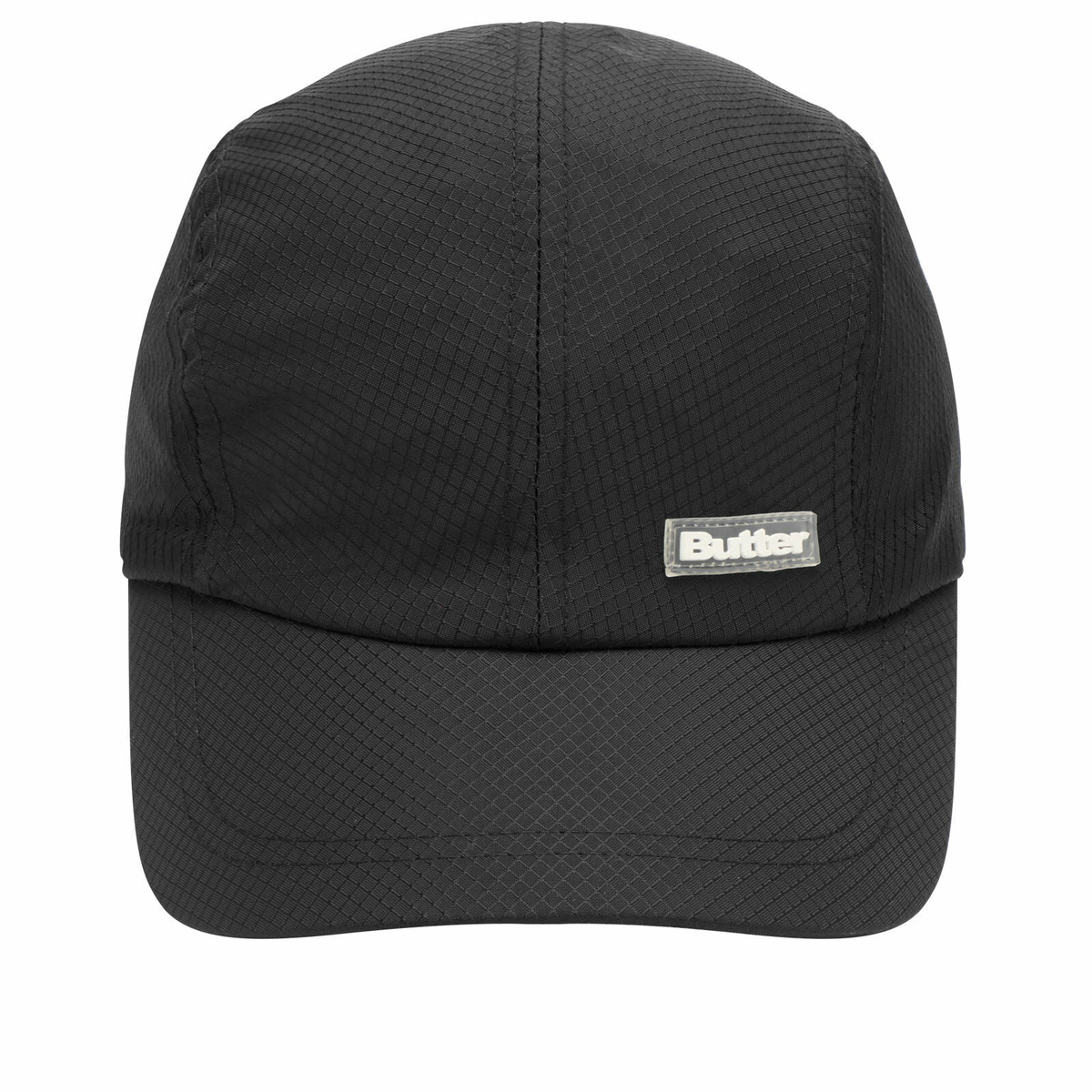 Butter Goods Men's Stride 4 Panel Cap in Black 