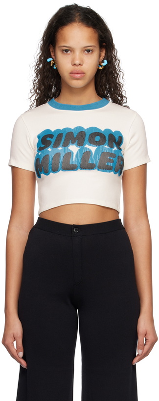 Photo: Simon Miller White & Blue Dibby T-Shirt