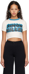 Simon Miller White & Blue Dibby T-Shirt