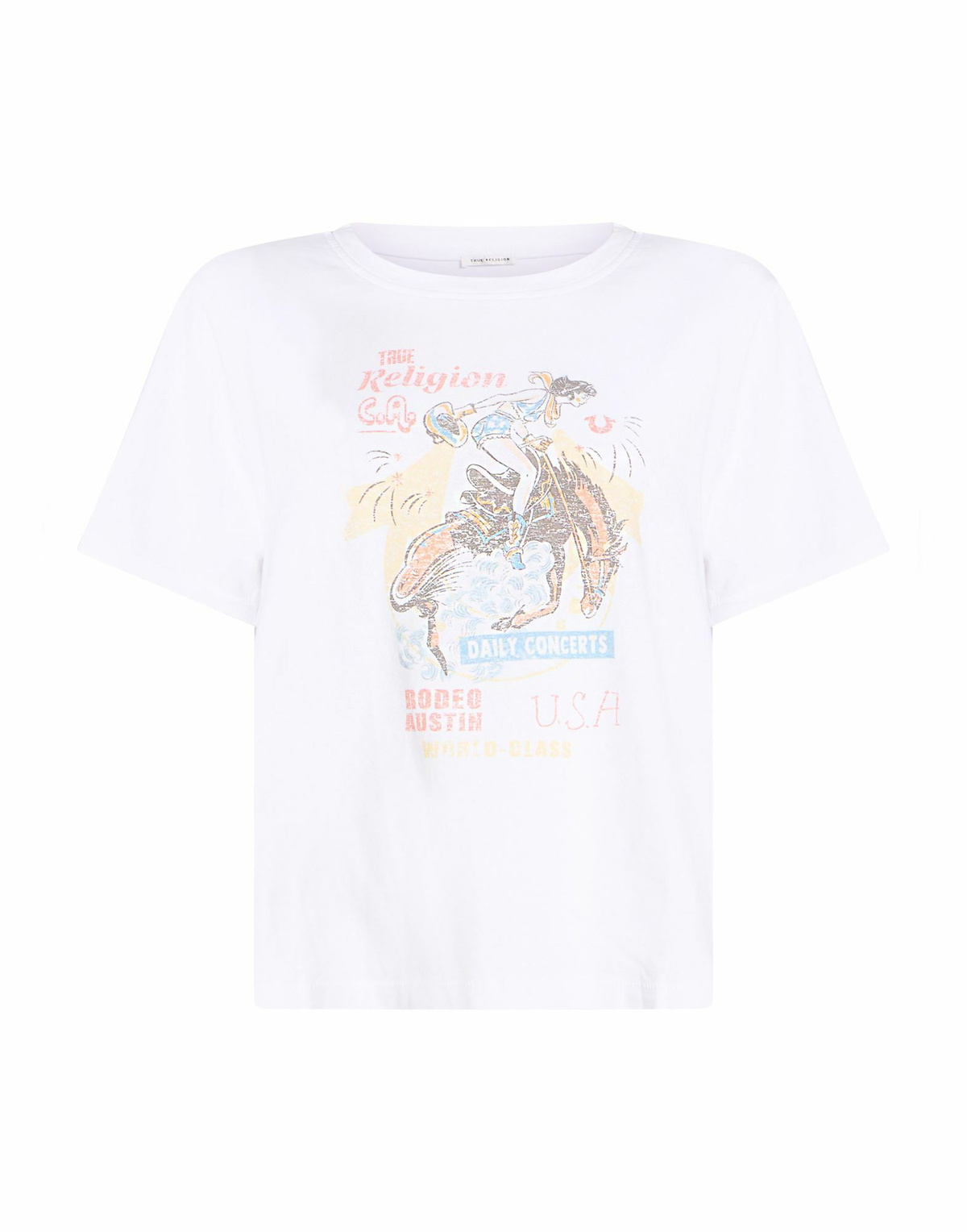 True Religion Womens T-shirt in White