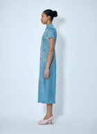 Dries Van Noten Striped Midi Shirt Dress