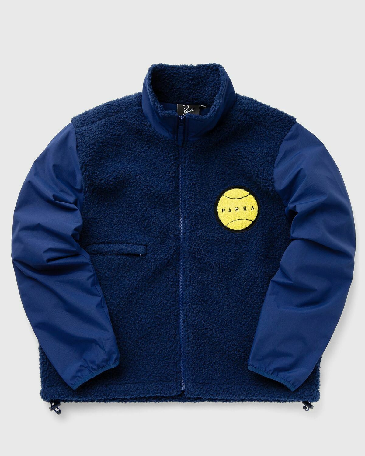 By Parra Balled Fleece Jacket Blue Fleece Jackets