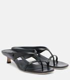 Jimmy Choo Emery leather thong sandals