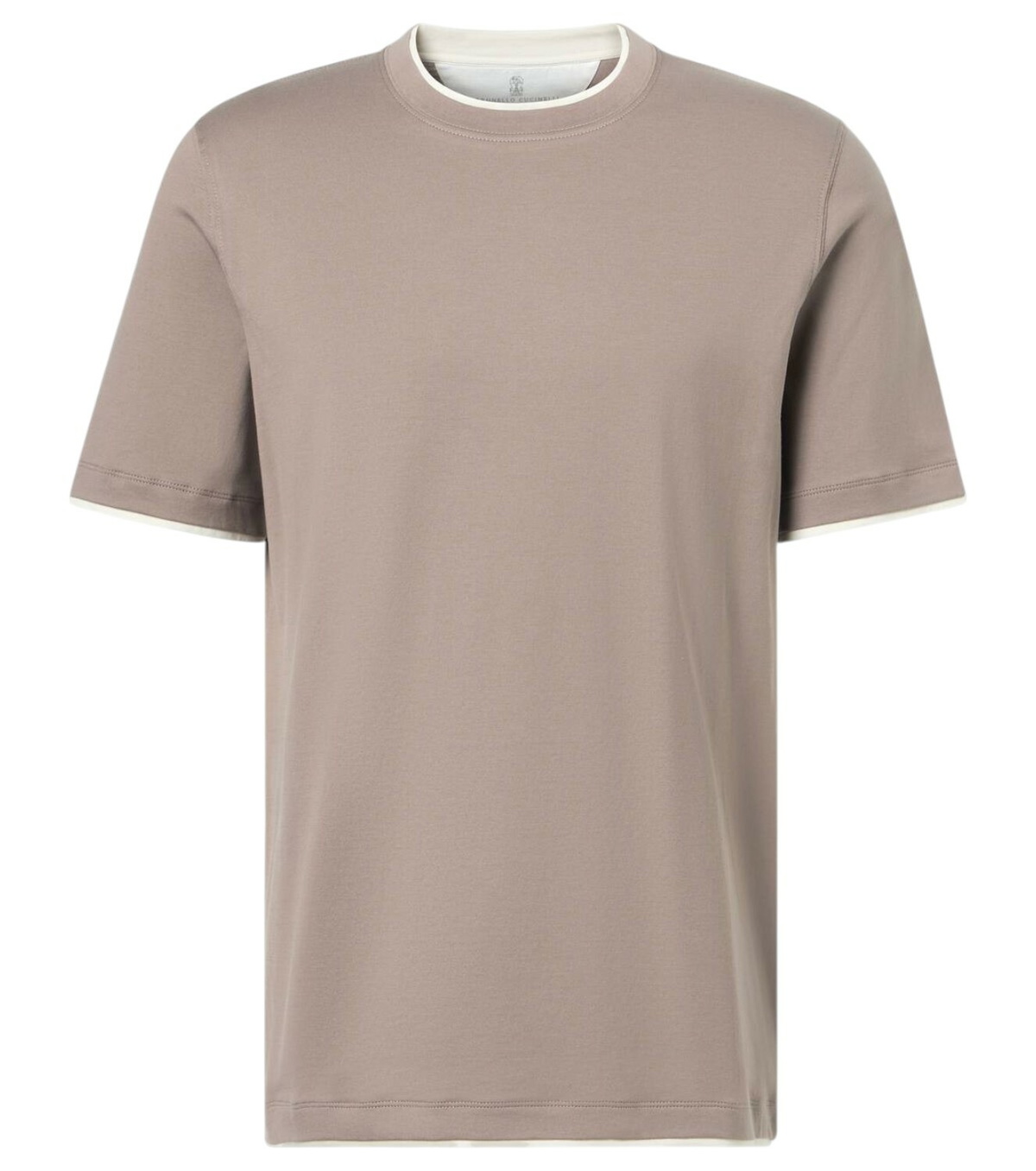 Brunello Cucinelli - Layered Cotton-Jersey T-Shirt - Orange