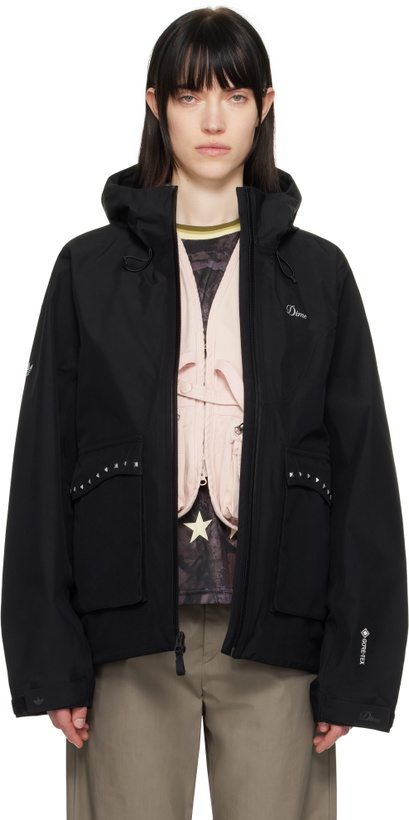 Photo: Dime Black adidas Originals Edition Studded GORE-TEX Jacket