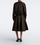 Prada Re-Nylon belted midi skirt