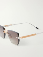 Sato - Terebellum II Titanium Square-Frame Sunglasses
