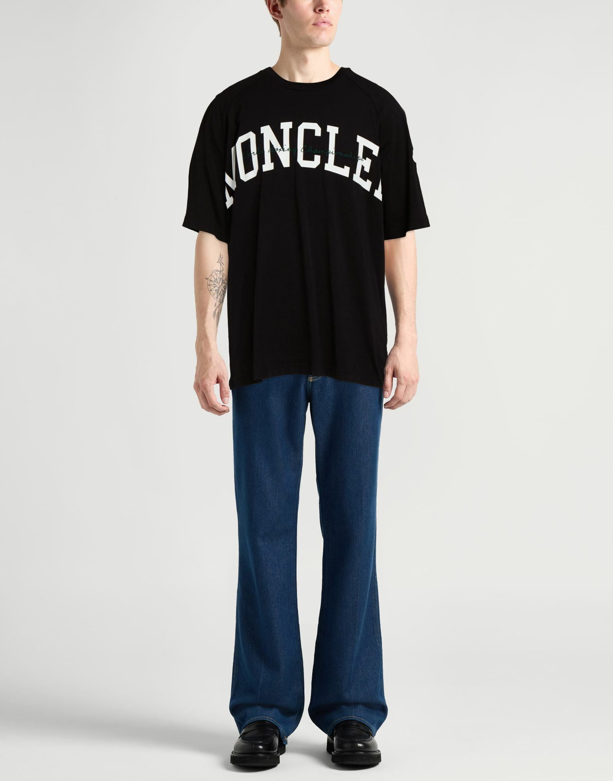 Moncler Mens T-shirt in Black