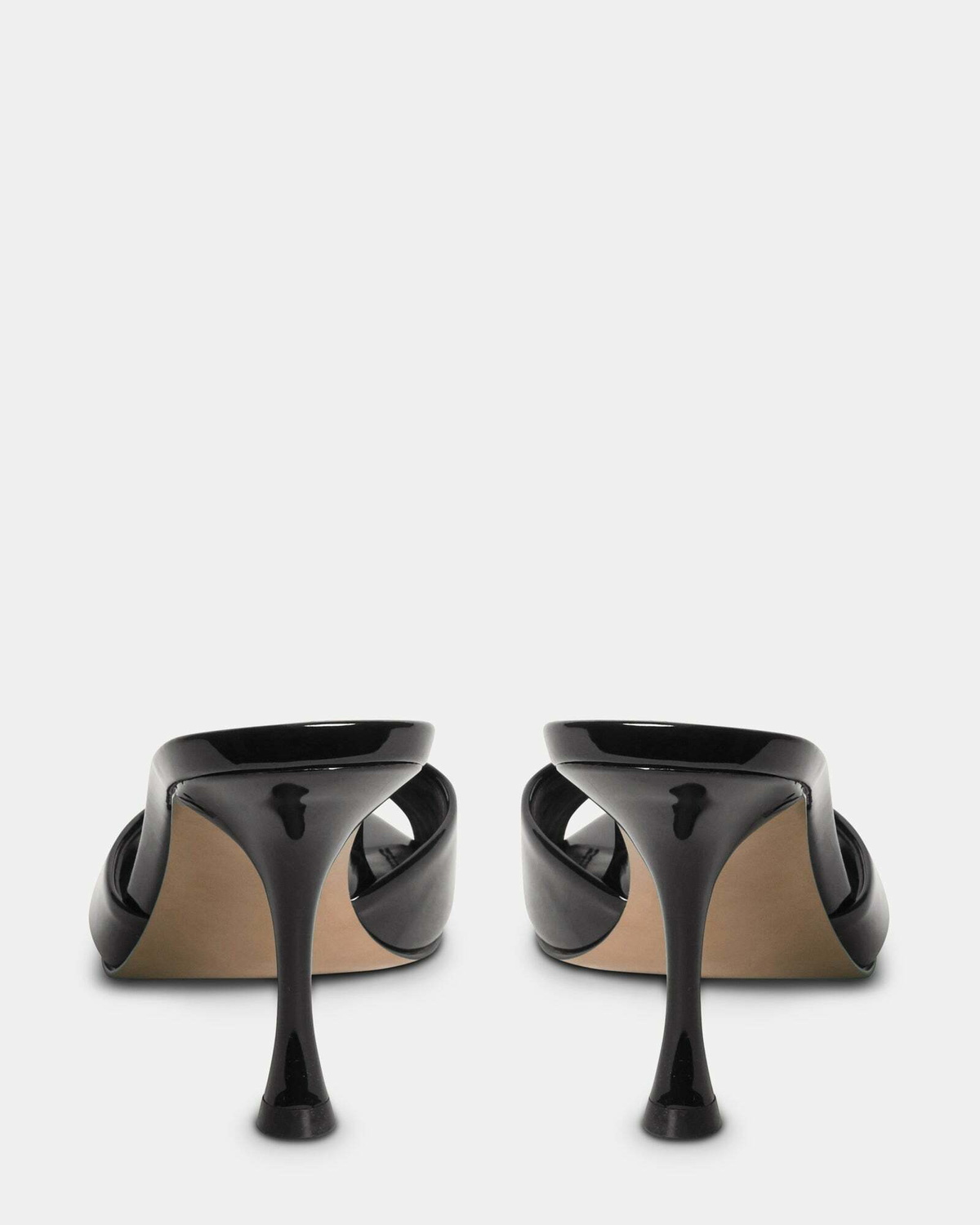 Steve Madden Santii Heels in Black Patent