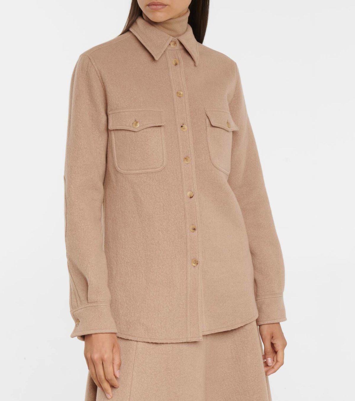 【関税込み】Gabriela Hearst グレー Houstt コート Gabriela Hearst Meier Dress in Ivory | FWRD